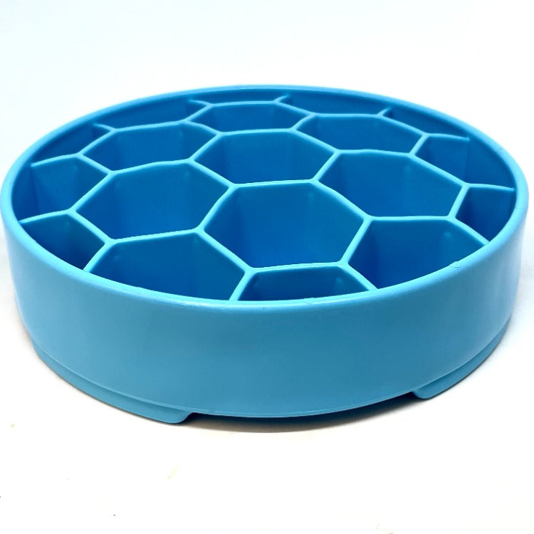 Honeycomb Deep Slow Feeder Dog Bowl