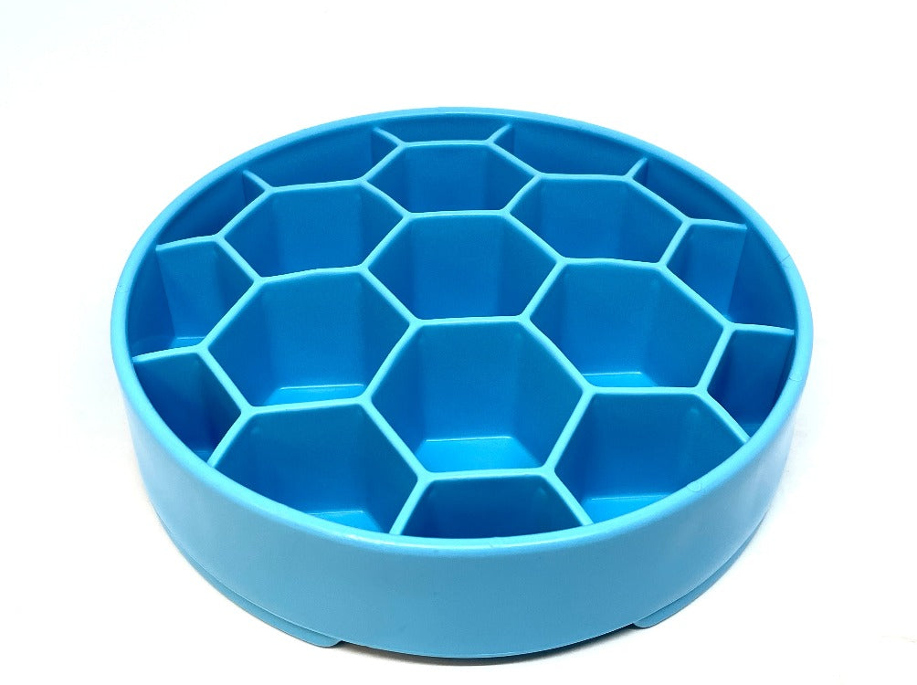 Honeycomb Deep Slow Feeder Dog Bowl