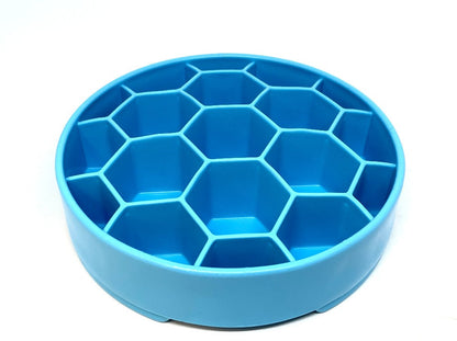 Honeycomb Deep Slow Feeder Dog Bowl