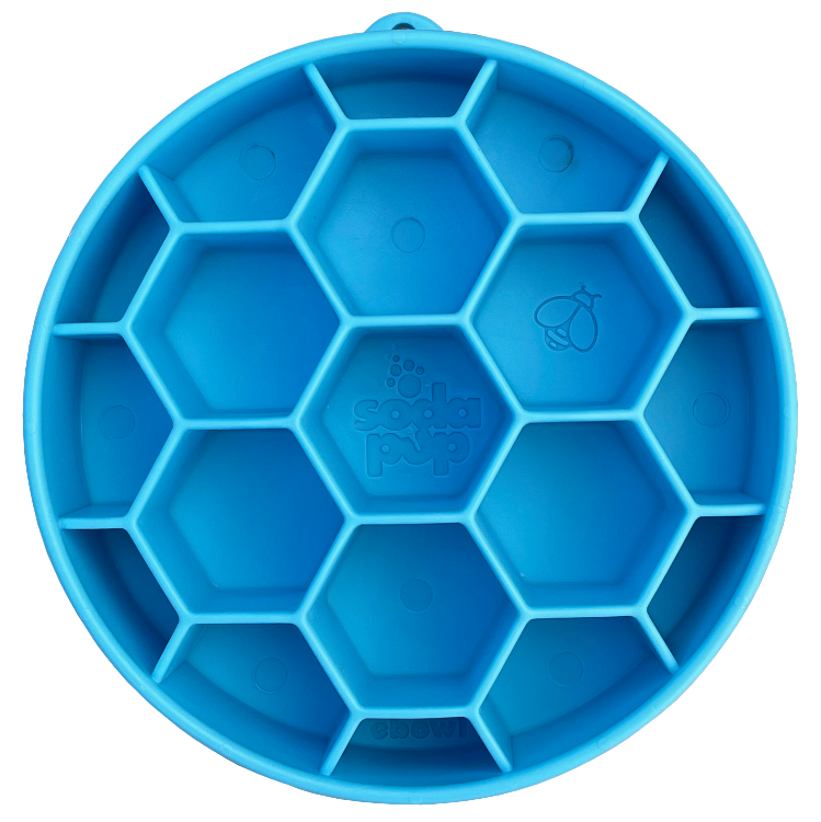 Honeycomb Deep Slow Feeder Dog Bowl
