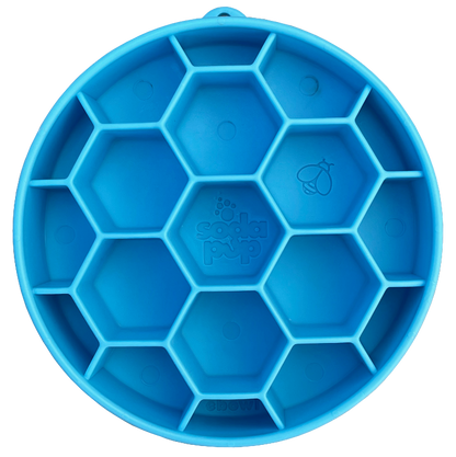 Honeycomb Deep Slow Feeder Dog Bowl