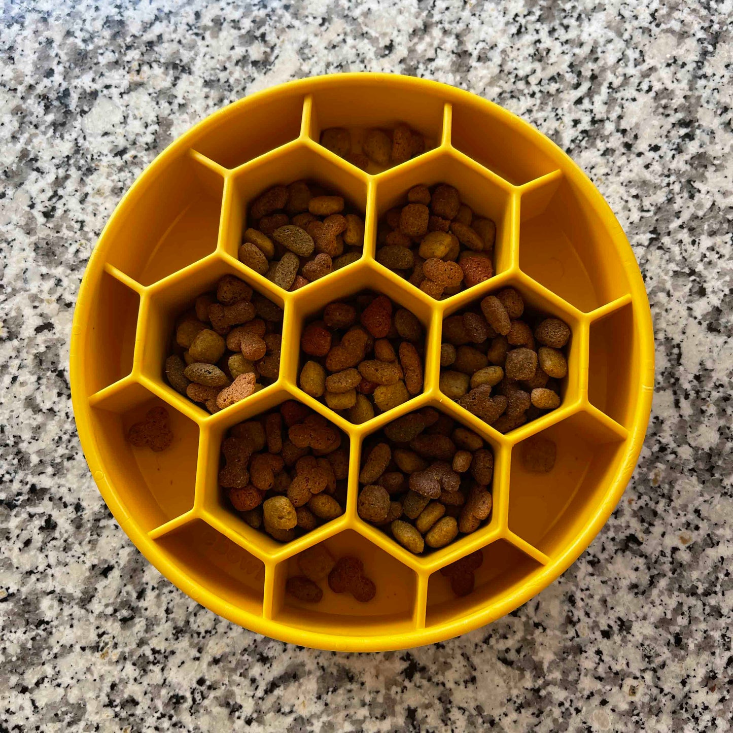 Honeycomb Deep Slow Feeder Dog Bowl